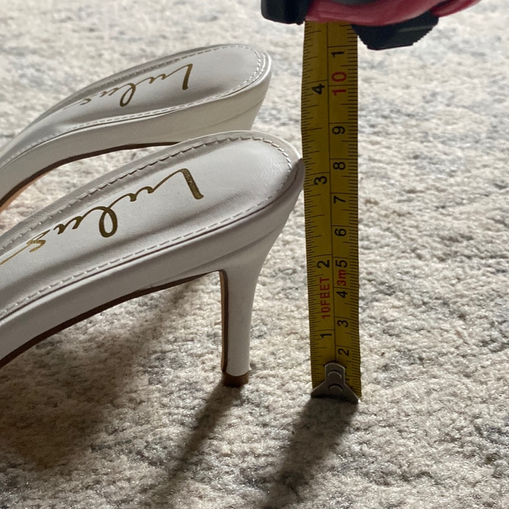 White Lulus Braided Heels - Picture 4 of 5